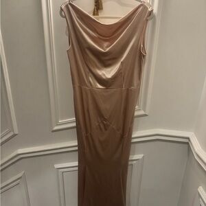 Elegant Satin Evening Gown